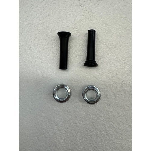 Suits Holden Black Door Lock Knobs + Surrounds PAIR (4 pieces)